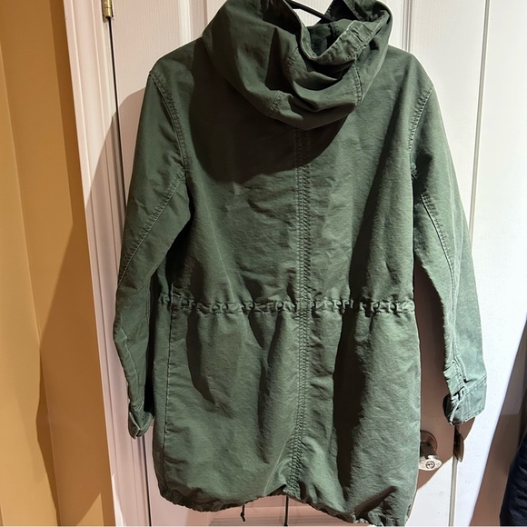 Abercrombie Fitch women hooded utility jacket size M - Picture 2 of 5